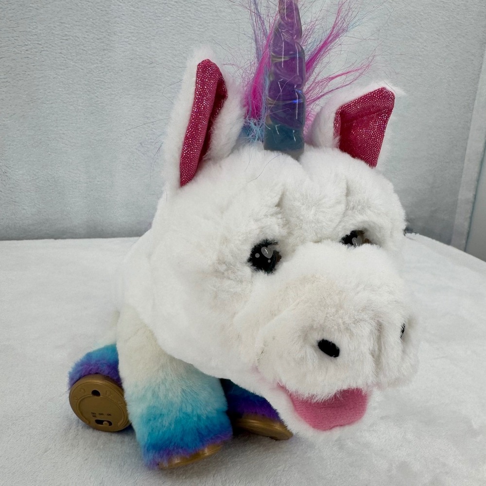 Little Live Pets Rainglow Unicorn Interactive Animated Plush Toy Lights & Sounds
